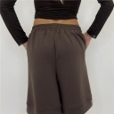 bermuda in tessuto bielastico  brown